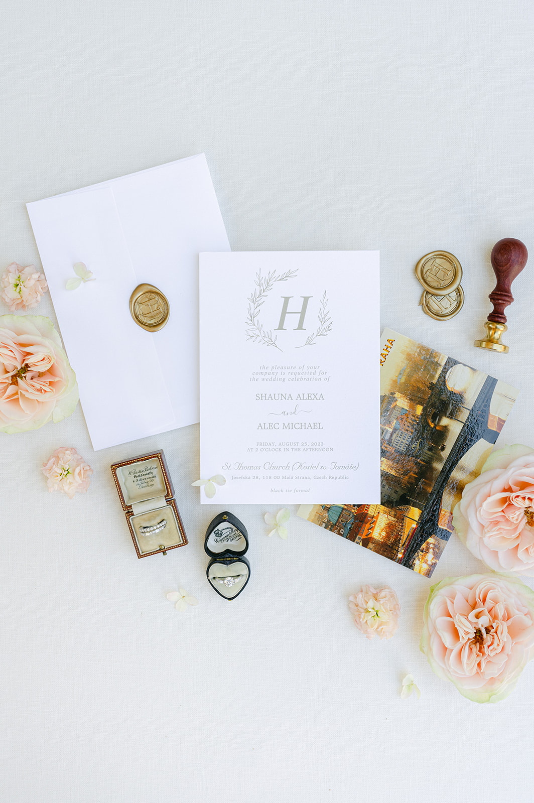 Shauna & Alec – wedding at Augustine Hotel Prague, Sweet & Chic