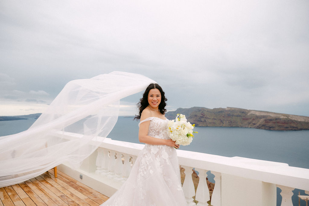 Svatba na Santorini, Santorini, Řecko, Sweet & Chic