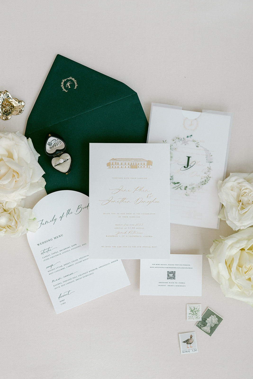 Jana & Jonathan – svatba Zámek Ratměřice, Sweet & Chic