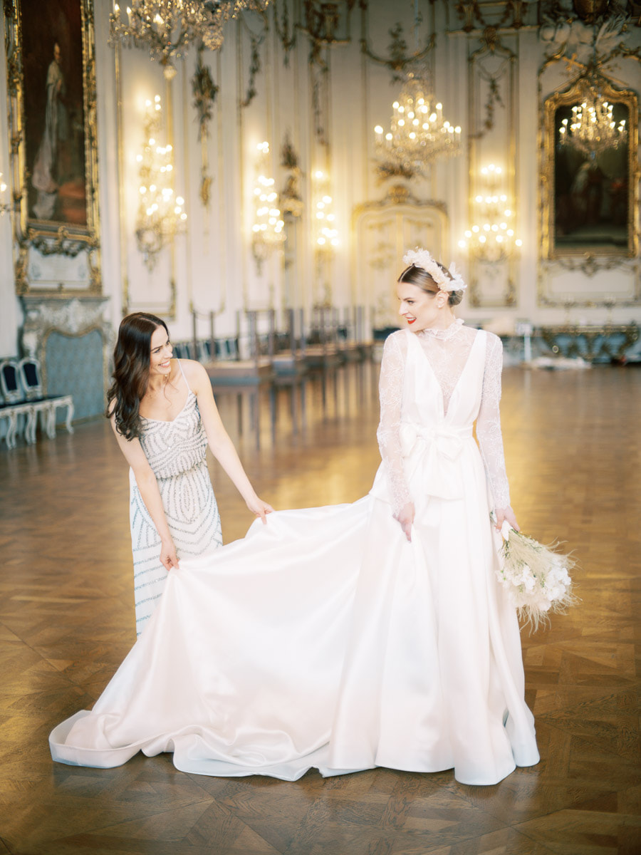 Svatba na zámku v Kroměříži, design připravila Svatební agentura Sweet & Chic, Kristýna Kleslová